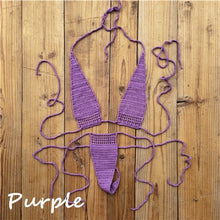 Load image into Gallery viewer, Stringy Crochet bikini