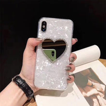 Load image into Gallery viewer, Diamond Heart Mirror Case For iphone 11 Pro Max 6 6S 7 8 Plus X XR XS Max