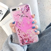 Load image into Gallery viewer, Pretty Girl Glitter Sailor Moon Liquid Case for iPhone X XS MAX XR 6 6S 7 8 Plus Cover