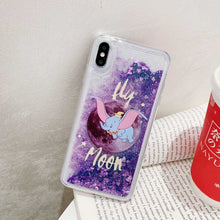 Load image into Gallery viewer, Pretty Girl Glitter Sailor Moon Liquid Case for iPhone X XS MAX XR 6 6S 7 8 Plus Cover
