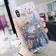 Load image into Gallery viewer, Pretty Girl Glitter Sailor Moon Liquid Case for iPhone X XS MAX XR 6 6S 7 8 Plus Cover