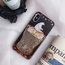 Load image into Gallery viewer, Pretty Girl Glitter Sailor Moon Liquid Case for iPhone X XS MAX XR 6 6S 7 8 Plus Cover