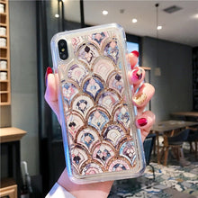Load image into Gallery viewer, Pretty Girl Glitter Sailor Moon Liquid Case for iPhone X XS MAX XR 6 6S 7 8 Plus Cover