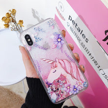 Load image into Gallery viewer, Pretty Girl Glitter Sailor Moon Liquid Case for iPhone X XS MAX XR 6 6S 7 8 Plus Cover