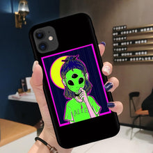 Load image into Gallery viewer, Cartoon Outer Space Silicone Phone Case iPhone 11Pro Max 6 6s 7 8 Plus X XR XS MAX
