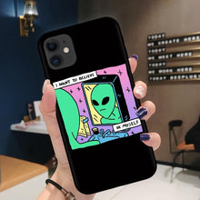 Load image into Gallery viewer, Cartoon Outer Space Silicone Phone Case iPhone 11Pro Max 6 6s 7 8 Plus X XR XS MAX