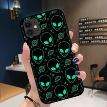 Load image into Gallery viewer, Cartoon Outer Space Silicone Phone Case iPhone 11Pro Max 6 6s 7 8 Plus X XR XS MAX
