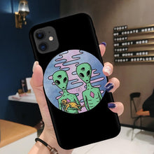 Load image into Gallery viewer, Cartoon Outer Space Silicone Phone Case iPhone 11Pro Max 6 6s 7 8 Plus X XR XS MAX