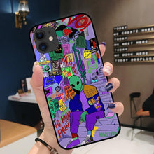 Load image into Gallery viewer, Cartoon Outer Space Silicone Phone Case iPhone 11Pro Max 6 6s 7 8 Plus X XR XS MAX