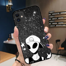 Load image into Gallery viewer, Cartoon Outer Space Silicone Phone Case iPhone 11Pro Max 6 6s 7 8 Plus X XR XS MAX
