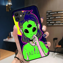 Load image into Gallery viewer, Cartoon Outer Space Silicone Phone Case iPhone 11Pro Max 6 6s 7 8 Plus X XR XS MAX