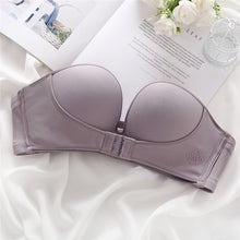 Load image into Gallery viewer, Front Closure Strapless Push Up Bra