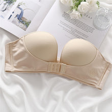 Load image into Gallery viewer, Front Closure Strapless Push Up Bra