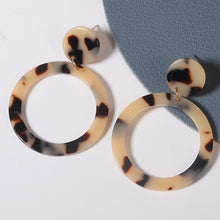 Load image into Gallery viewer, Geometric Acrylic Drop Earrings