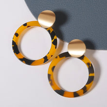 Load image into Gallery viewer, Geometric Acrylic Drop Earrings