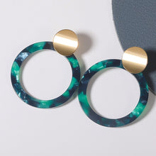 Load image into Gallery viewer, Geometric Acrylic Drop Earrings
