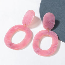 Load image into Gallery viewer, Geometric Acrylic Drop Earrings