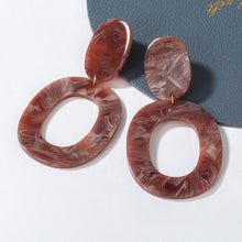 Load image into Gallery viewer, Geometric Acrylic Drop Earrings