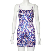 Load image into Gallery viewer, Purple Cheetah dress