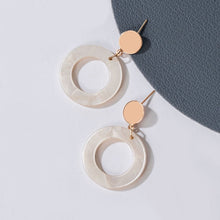 Load image into Gallery viewer, Geometric Acrylic Drop Earrings