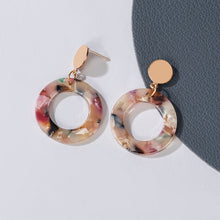 Load image into Gallery viewer, Geometric Acrylic Drop Earrings