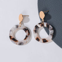 Load image into Gallery viewer, Geometric Acrylic Drop Earrings