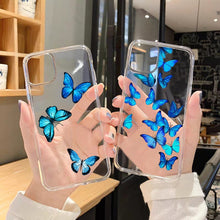 Load image into Gallery viewer, Mariposa Azul Phone Case For iPhone
