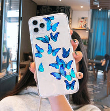 Load image into Gallery viewer, Mariposa Azul Phone Case For iPhone
