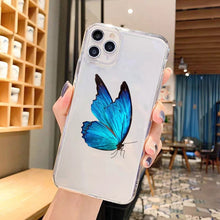 Load image into Gallery viewer, Mariposa Azul Phone Case For iPhone