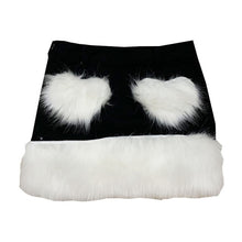 Load image into Gallery viewer, Furry Retro Short Coat and Faux Fur Mini Skirt 2pcs