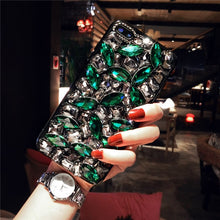 Load image into Gallery viewer, Luxury Crystal Rhinestone Cases For iphone