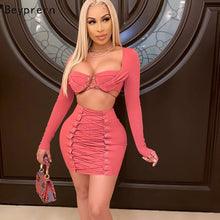 Load image into Gallery viewer, Steal your Man 2pcs skirt set