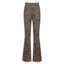 Load image into Gallery viewer, Leopard Pattern Flare Pants