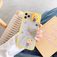 Load image into Gallery viewer, Cute Cartoon Sailor Moon Phone Case for iPhone Slide Camera Protection Silicone Cover