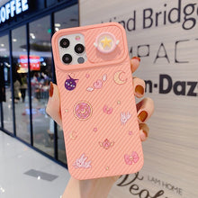 Load image into Gallery viewer, Cute Cartoon Sailor Moon Phone Case for iPhone Slide Camera Protection Silicone Cover