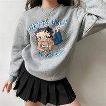 Load image into Gallery viewer, American Vintage Betty Boop Cartoon Pullover