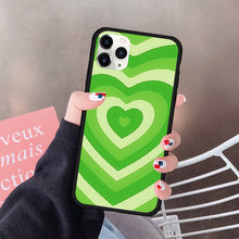 Load image into Gallery viewer, Oversaturated Heart Silicone Case for iPhone