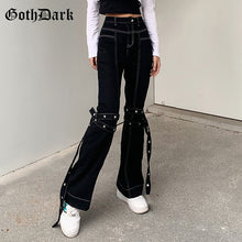 Load image into Gallery viewer, Harajuku Punk Wide Leg pants