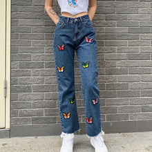 Load image into Gallery viewer, Butterfly Patch jeans