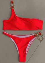 Load image into Gallery viewer, Rhinestone Chain Bikini