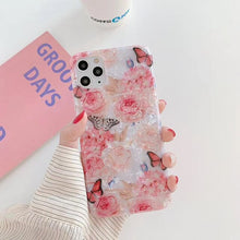 Load image into Gallery viewer, Girly Marble Silicone Phone Case for iPhone