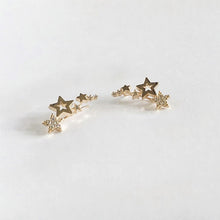 Load image into Gallery viewer, Star Constellation Earrings White Zircon
