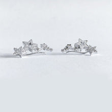 Load image into Gallery viewer, Star Constellation Earrings White Zircon
