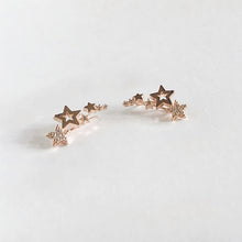 Load image into Gallery viewer, Star Constellation Earrings White Zircon
