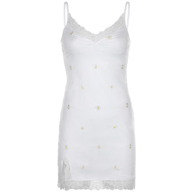 virgin white cami dress